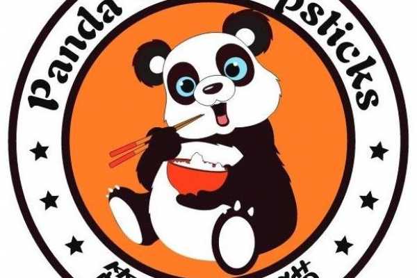 Panda & Chopsticks Buddina Logo