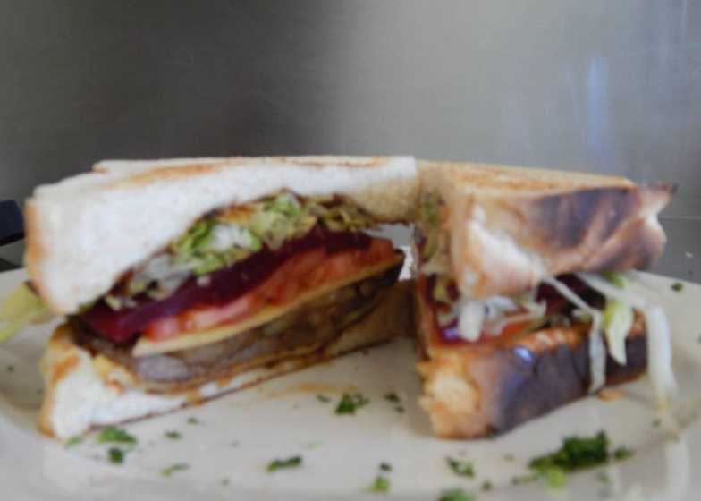Enjoy a delicious steak sandwich in the Bistro at Club Kawana