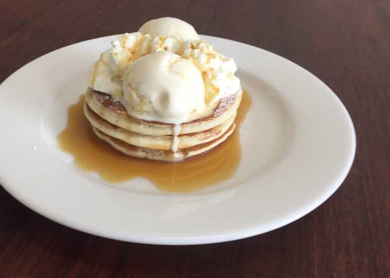 Pancakes and Ice Cream from Reelax Cafe