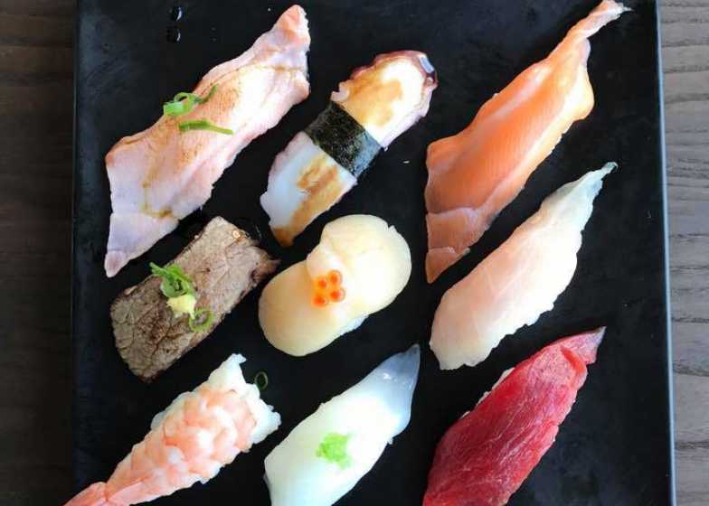 Nigiri selection - at On a Roll Sushi Birtinya