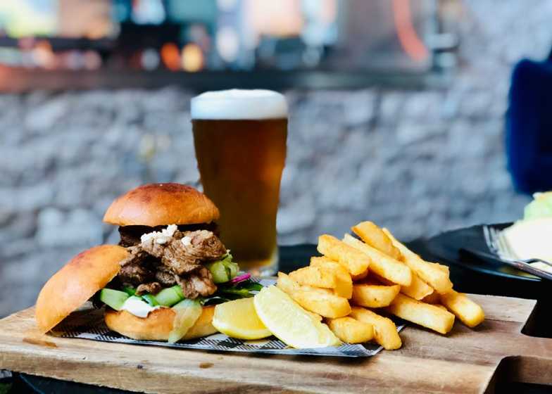 Beers and Burgers at The George