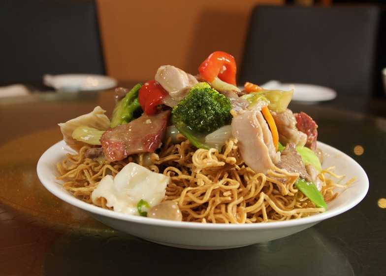 Combination Fried Noodles at Noodle House Mitchell