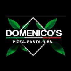 Domenico's Pizza Pasta Ribs Logo