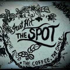Just hit the Spot Cafe Golden Beach Logo