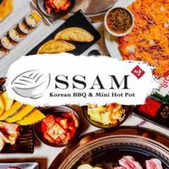 SSAM Korean BBQ Restaurants Logo