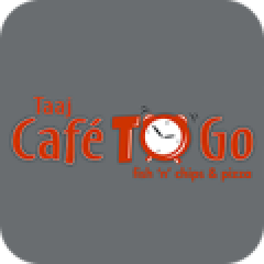 Taaj Cafe To Go Fish N Chips & Pizza Logo