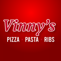 Vinny's Pizza Pasta Ribs Logo